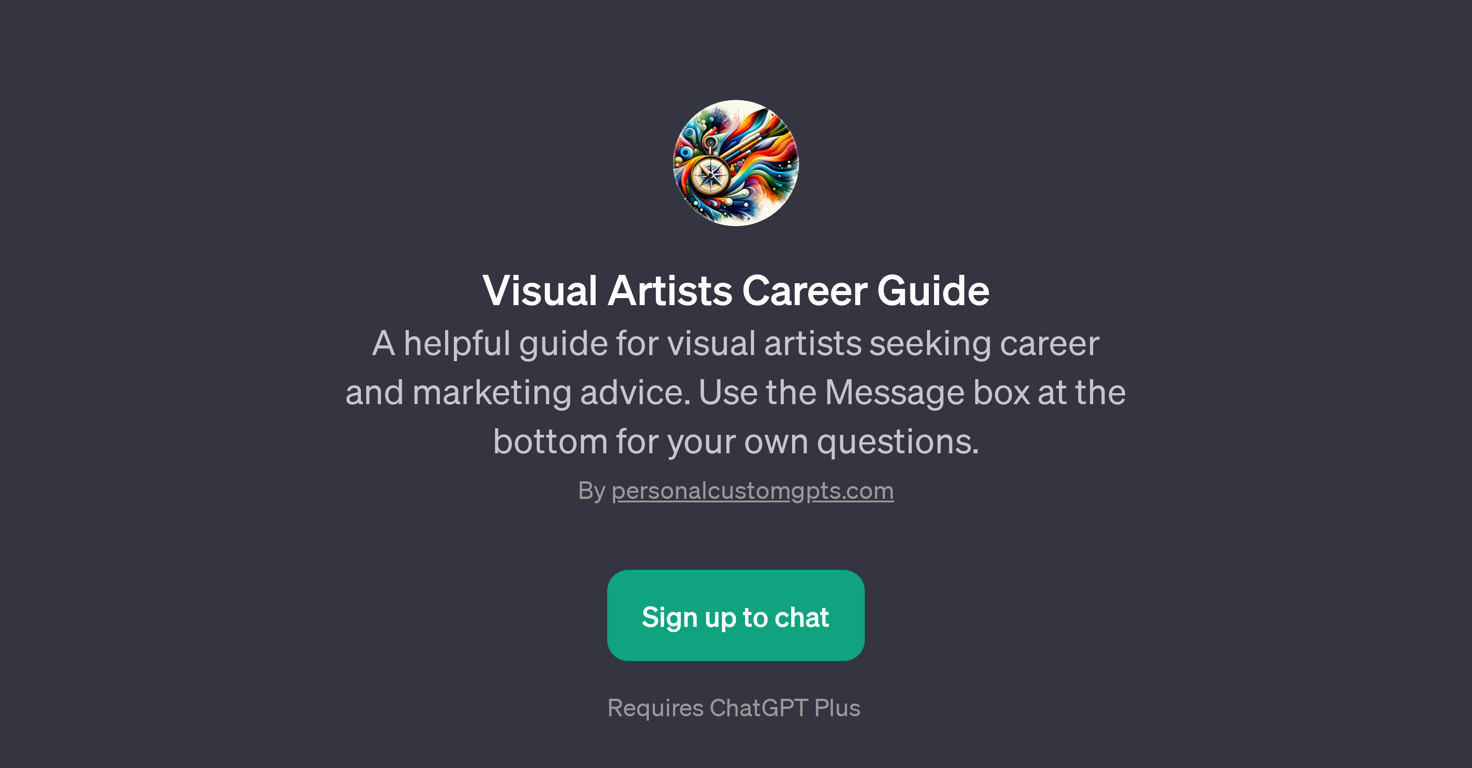 Visual Artists Career Guide website