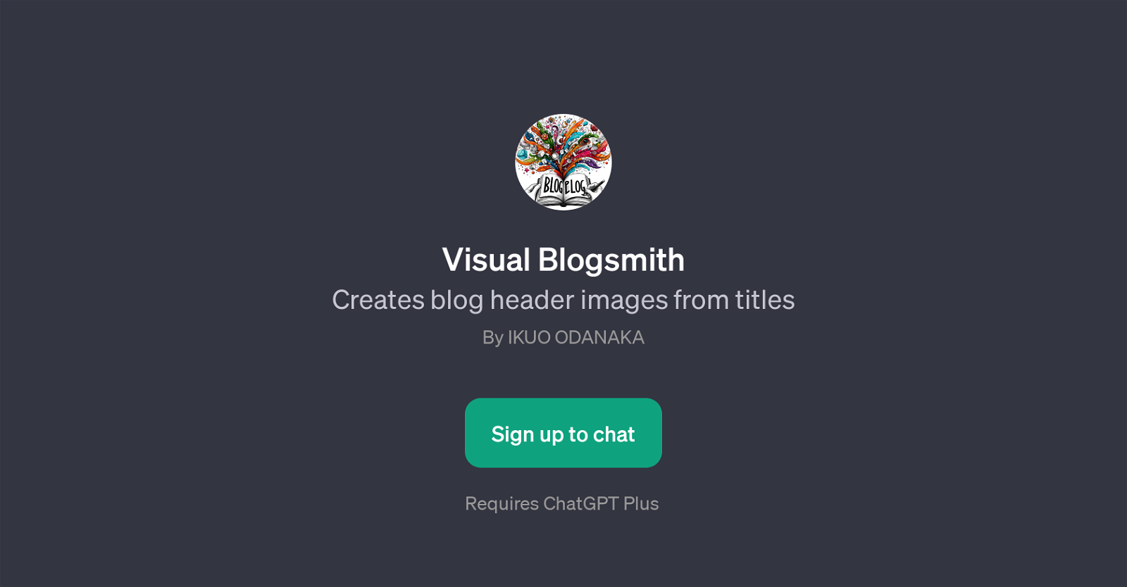 Visual Blogsmith website