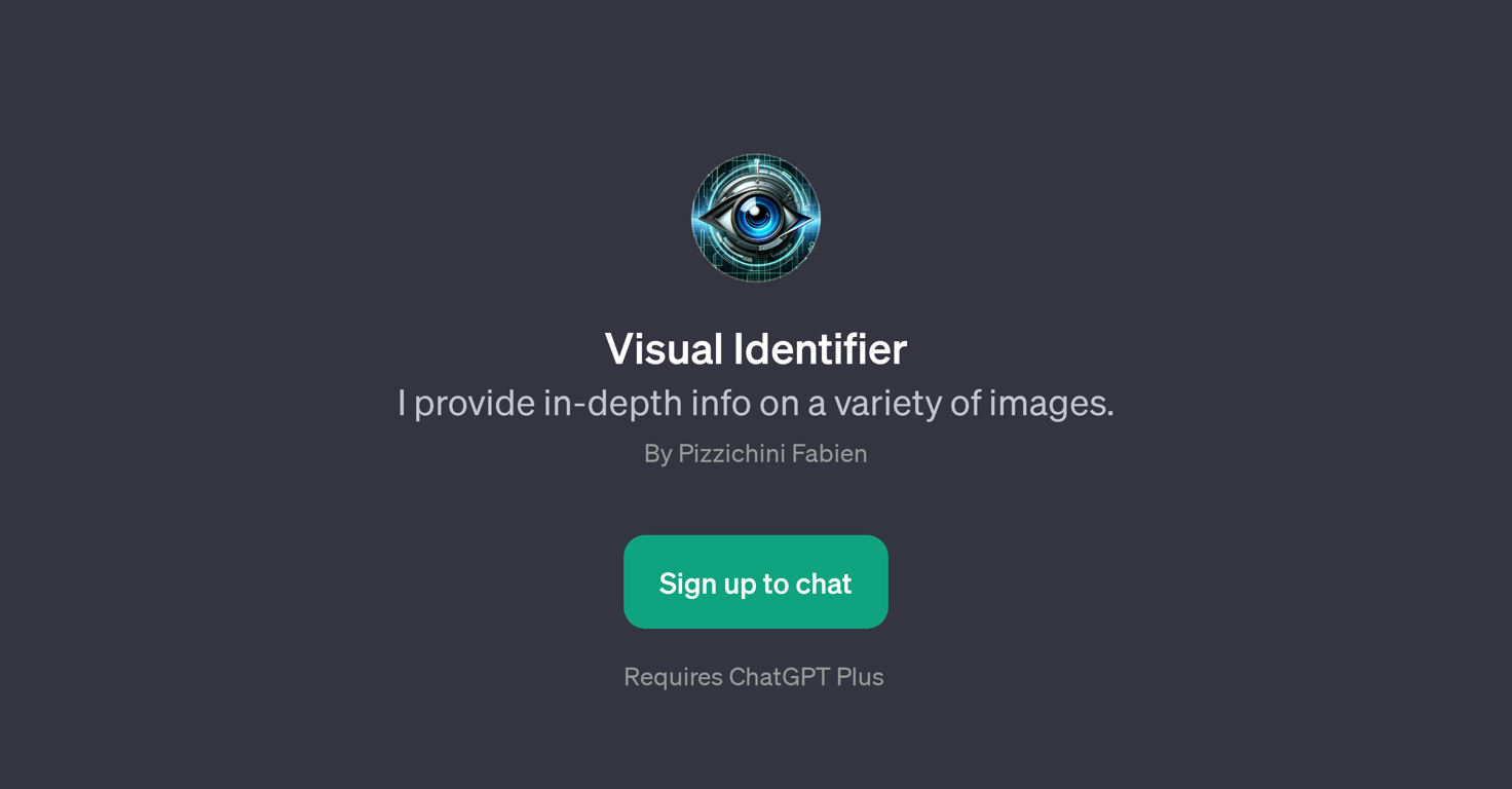 Visual Identifier website
