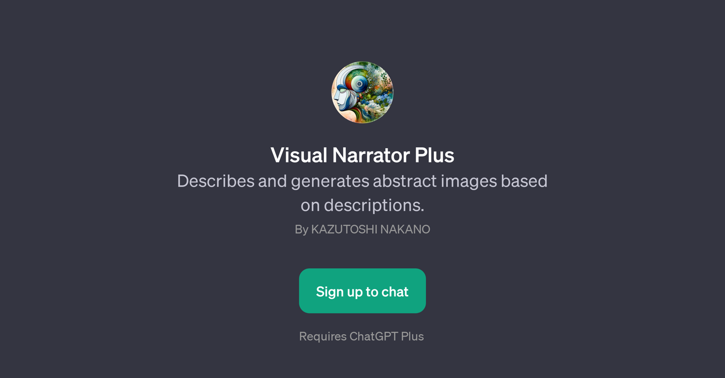 Visual Narrator Plus website
