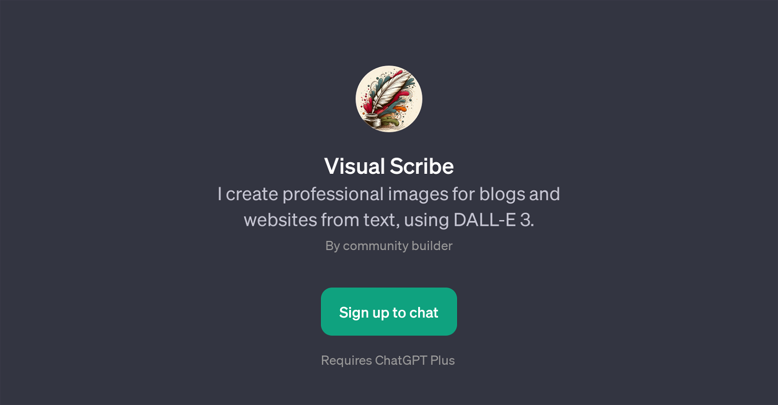 Visual Scribe website