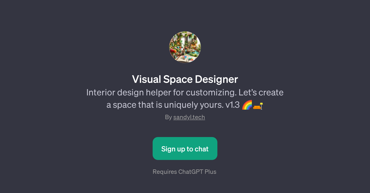 Visual Space Designer website