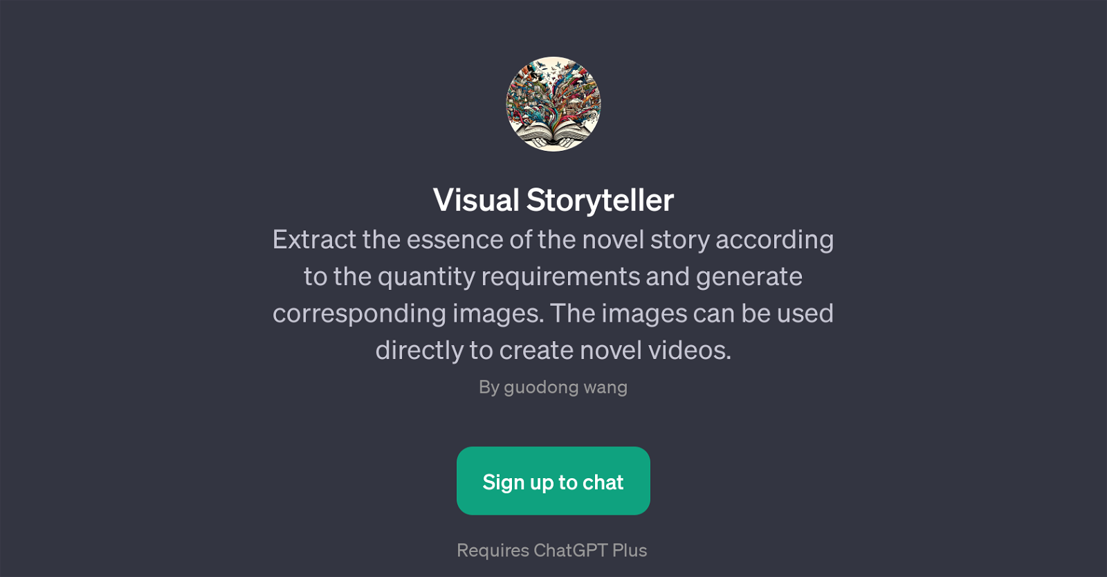 Visual Storyteller website