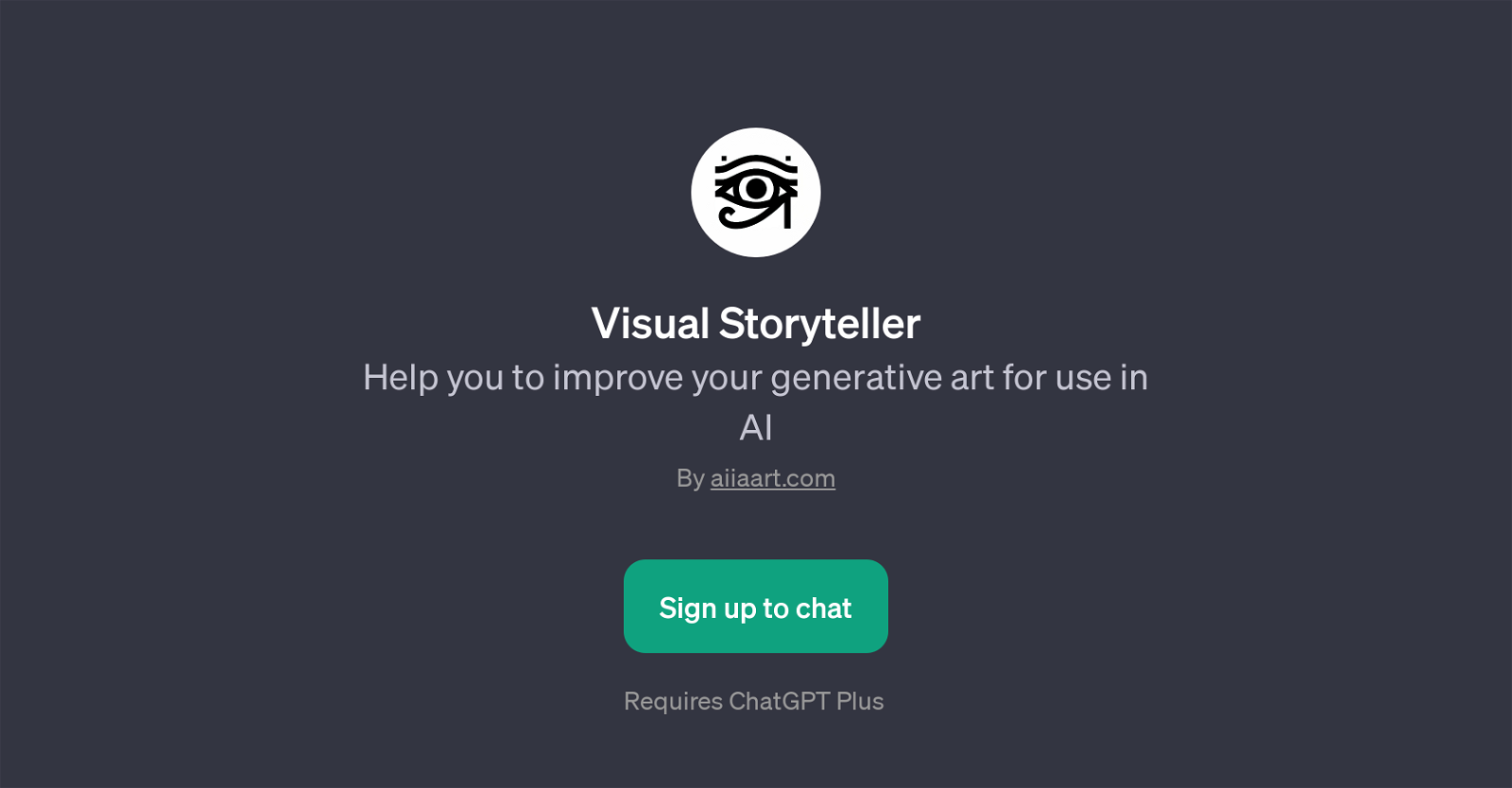 Visual Storyteller website