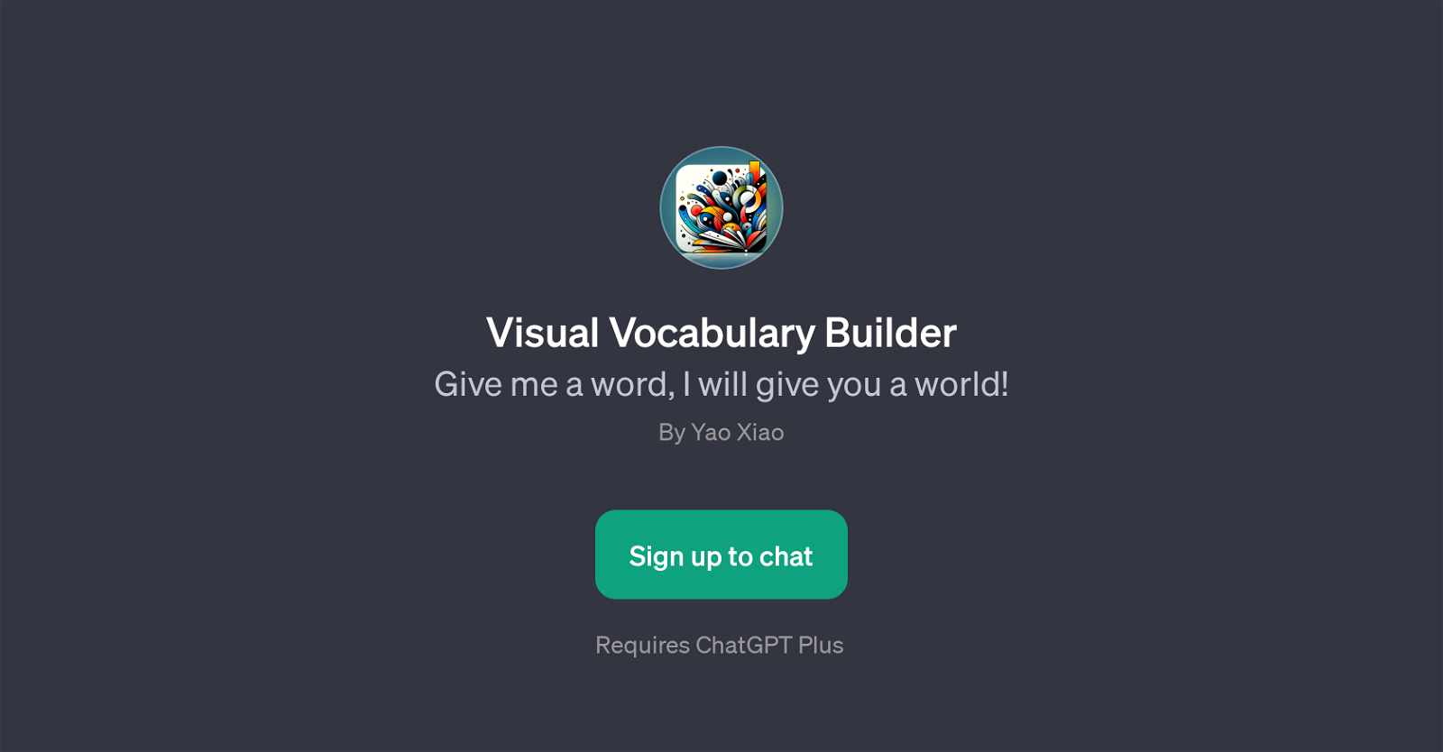 Visual Vocabulary Builder website