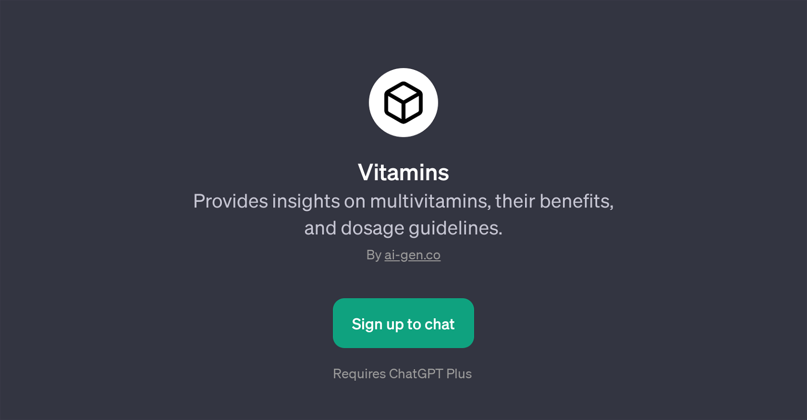 Vitamins website