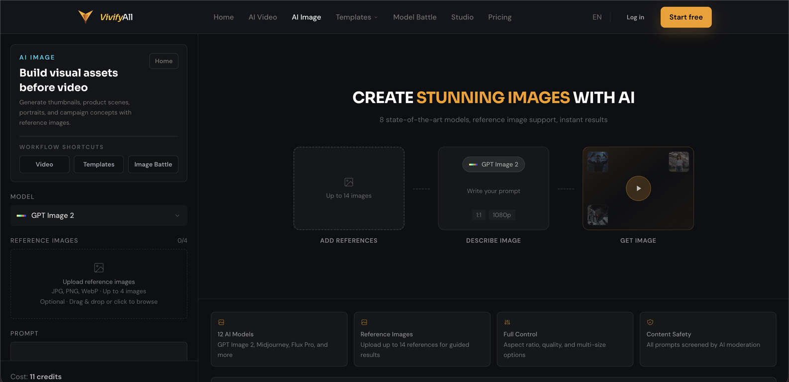 VivifyAll | Image Generator website
