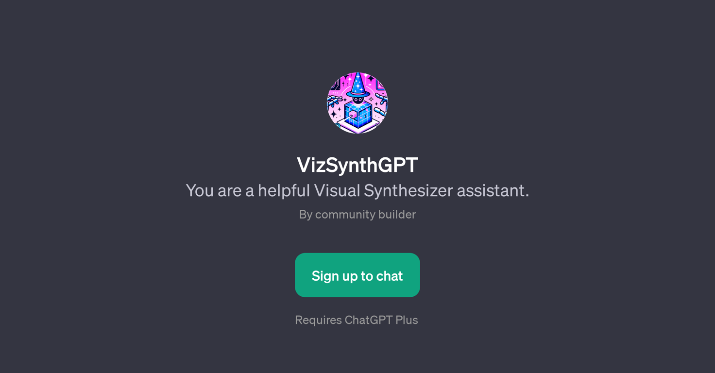 VizSynthGPT website
