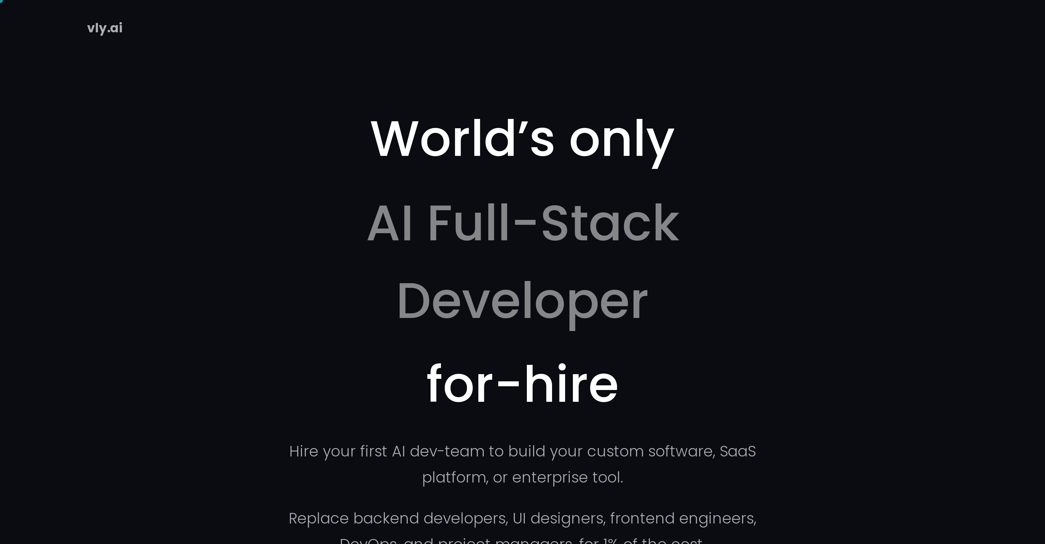 Vly AI preview