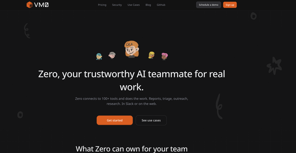 VM0 - Zero website