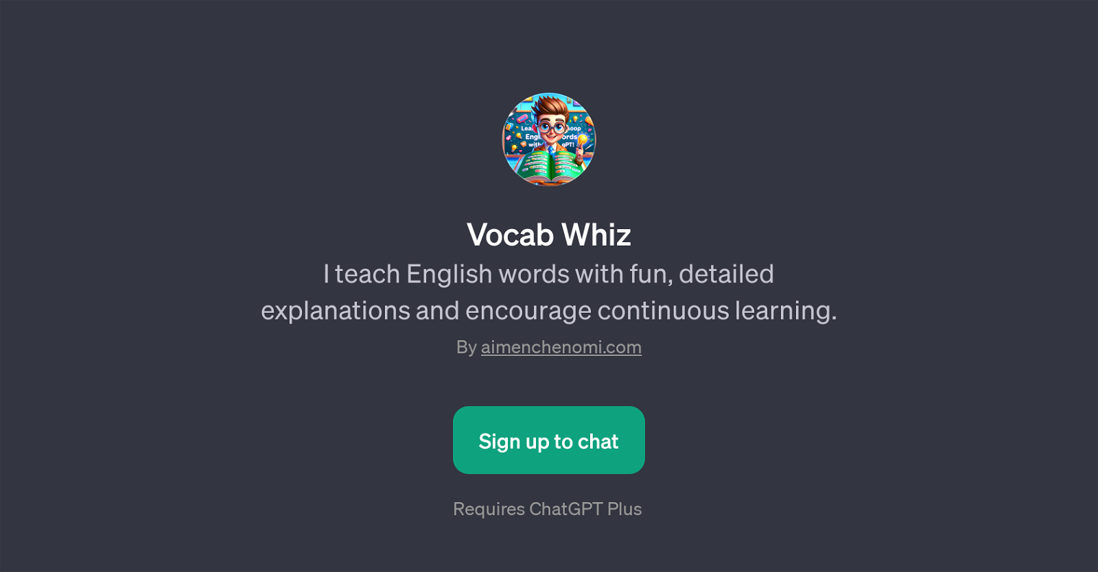 Vocab Whiz website