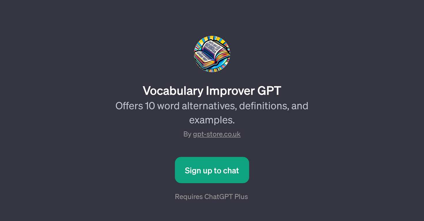 Vocabulary Improver GPT website