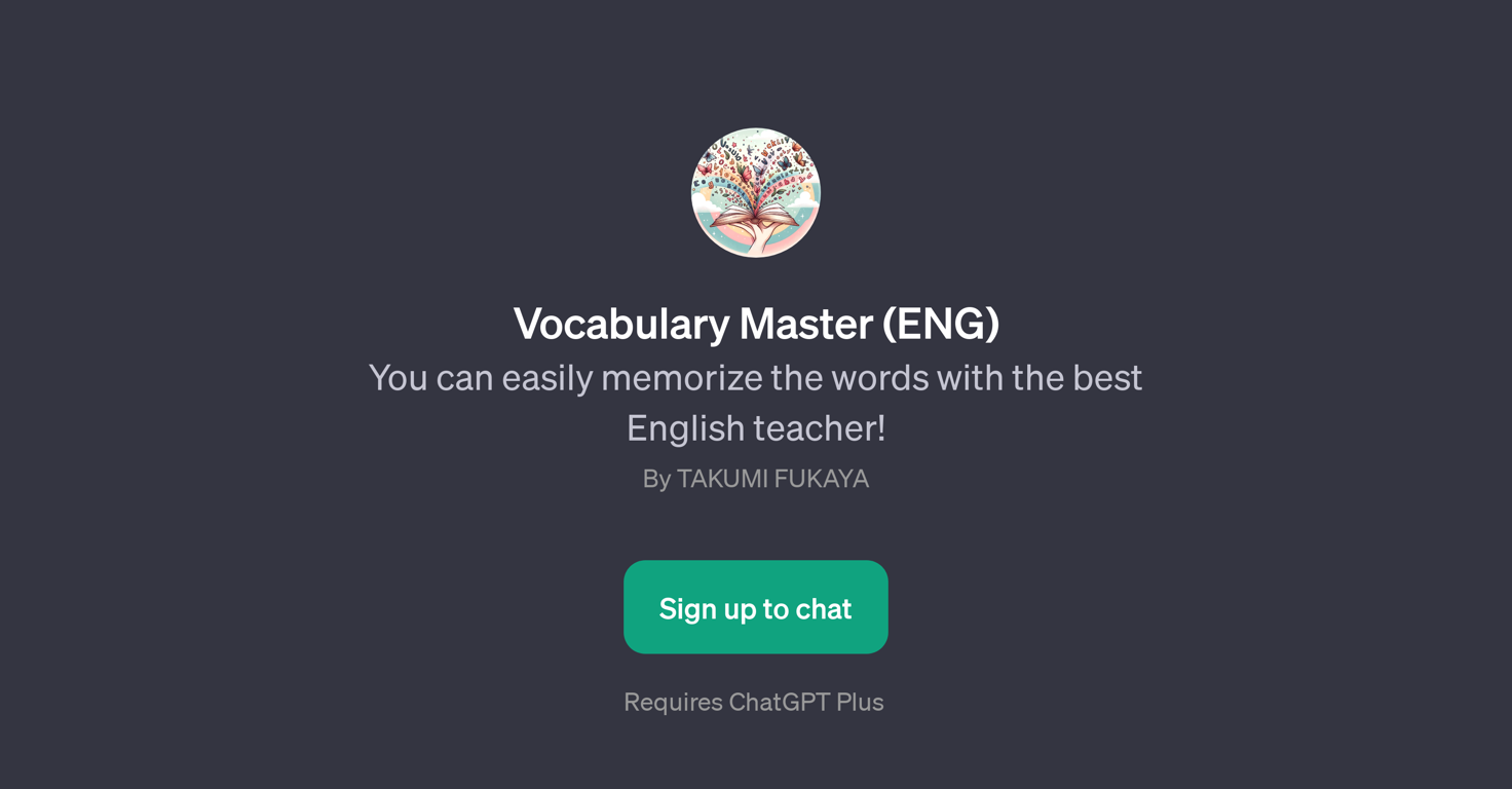 Vocabulary Master (ENG) website