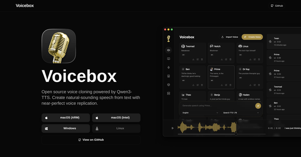 Voicebox website