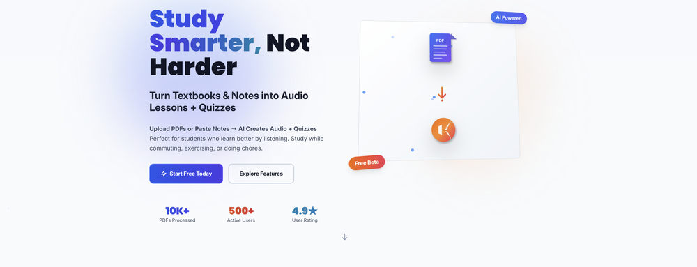 VoiceBrief website