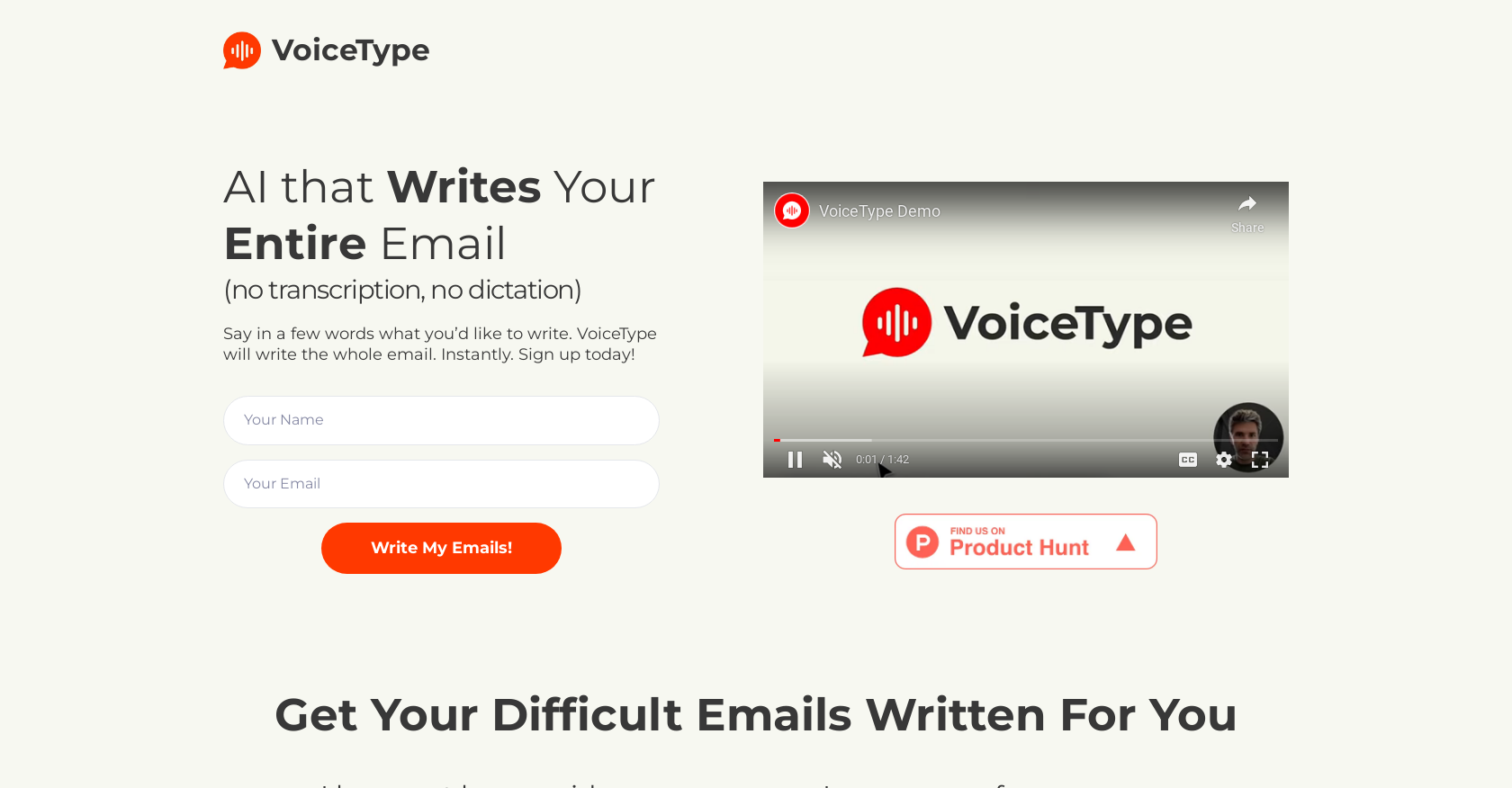 VoiceType website