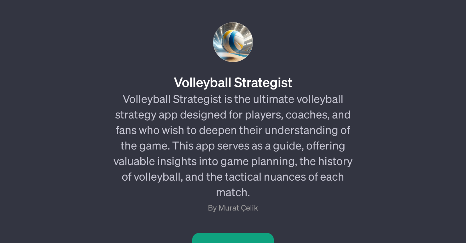Volleyball Strategist website