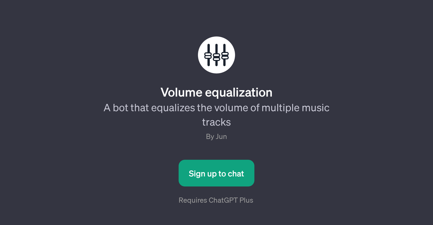 Volume Equalization website