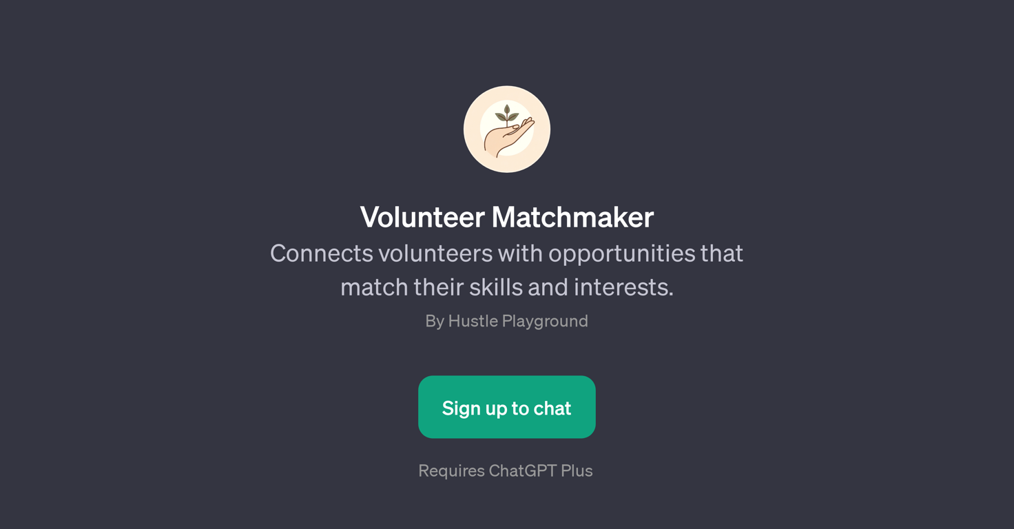 Volunteer Matchmaker website