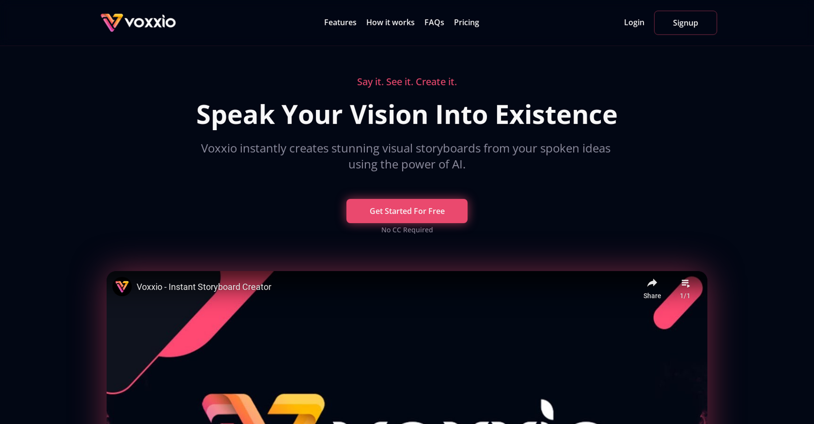 Voxxio website