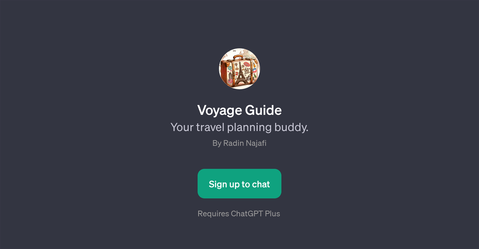 Voyage Guide website