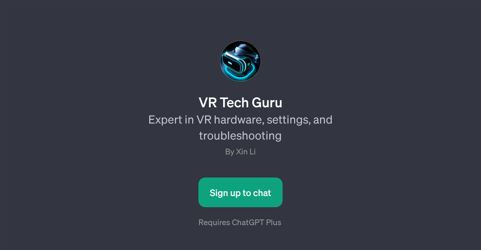 VR Tech Guru website