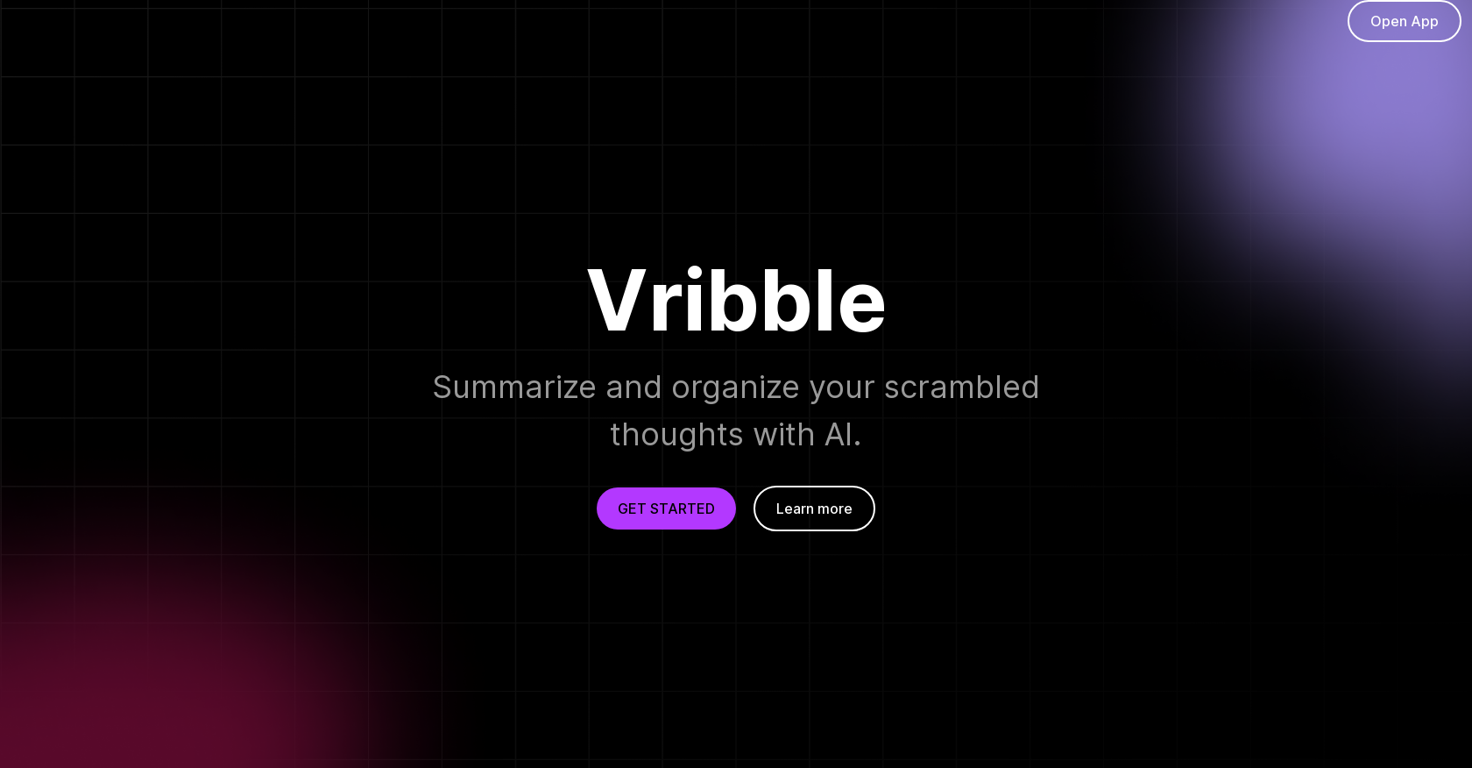 Vribble website