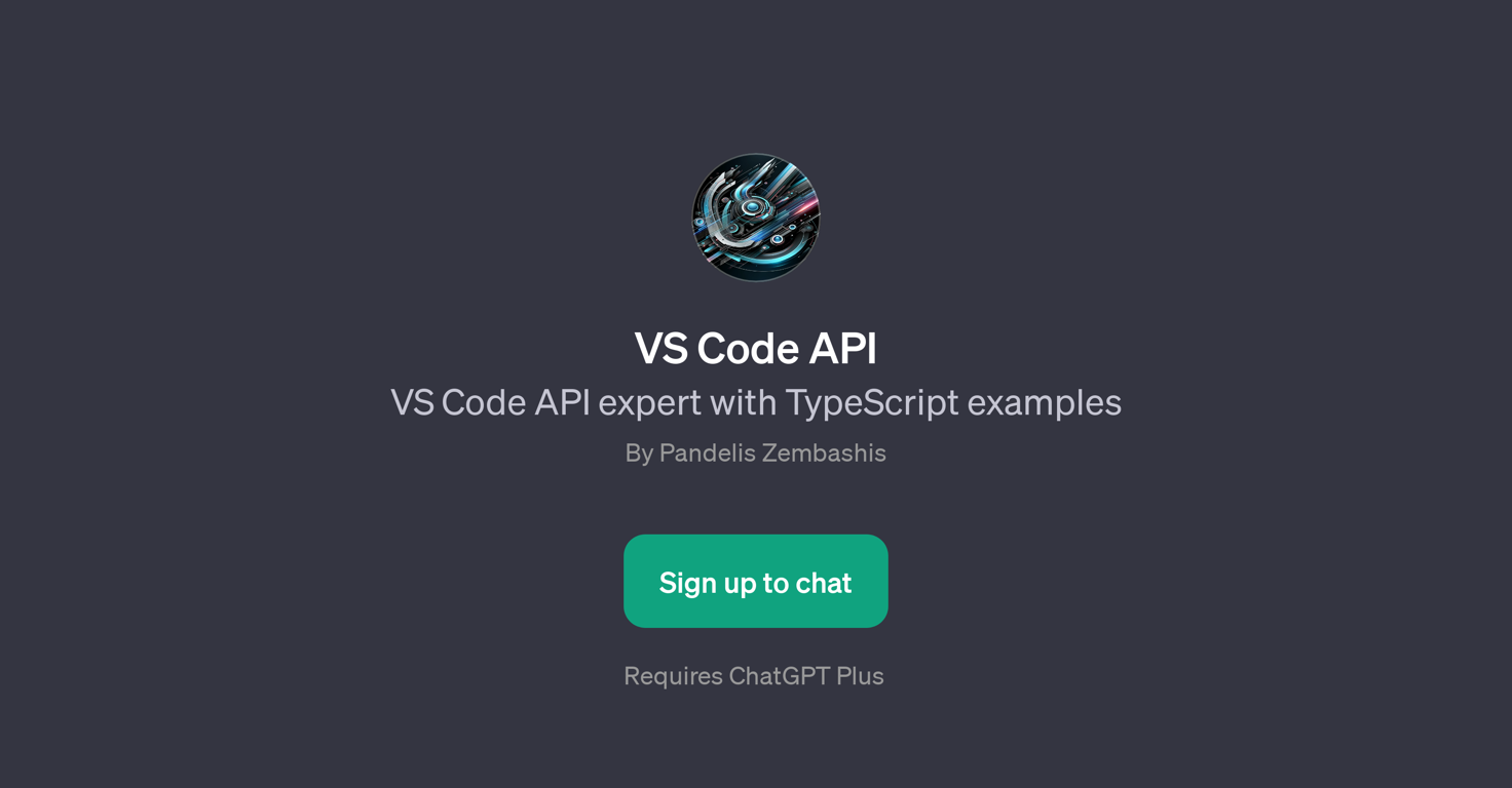 VS Code API GPT website