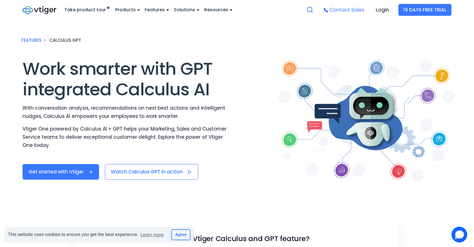 Vtiger Calculus GPT website