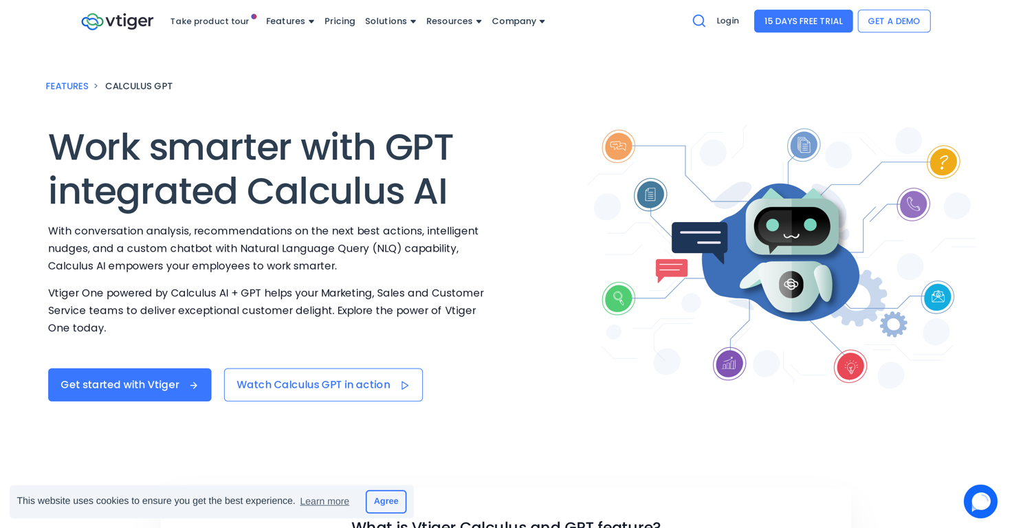 Vtiger Calculus GPT website