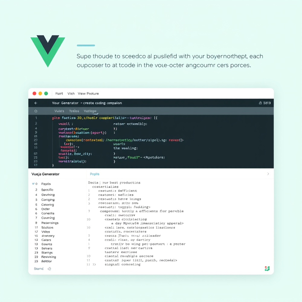 Vue.js Generator website