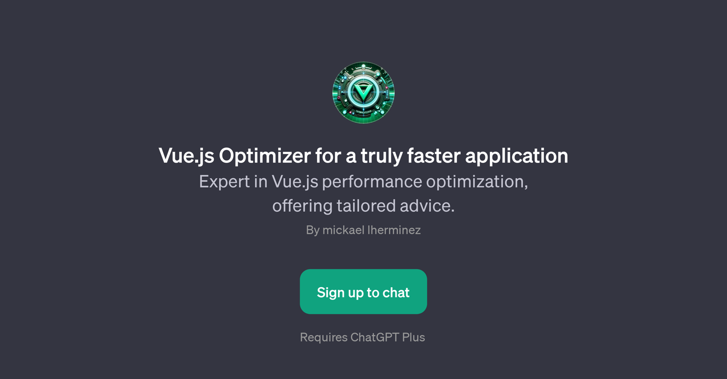Vue.js Optimizer website