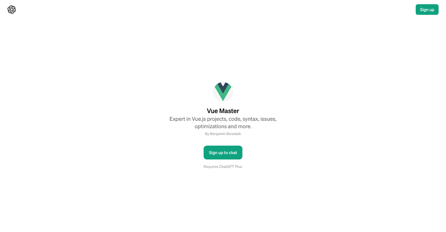 Vue Master website