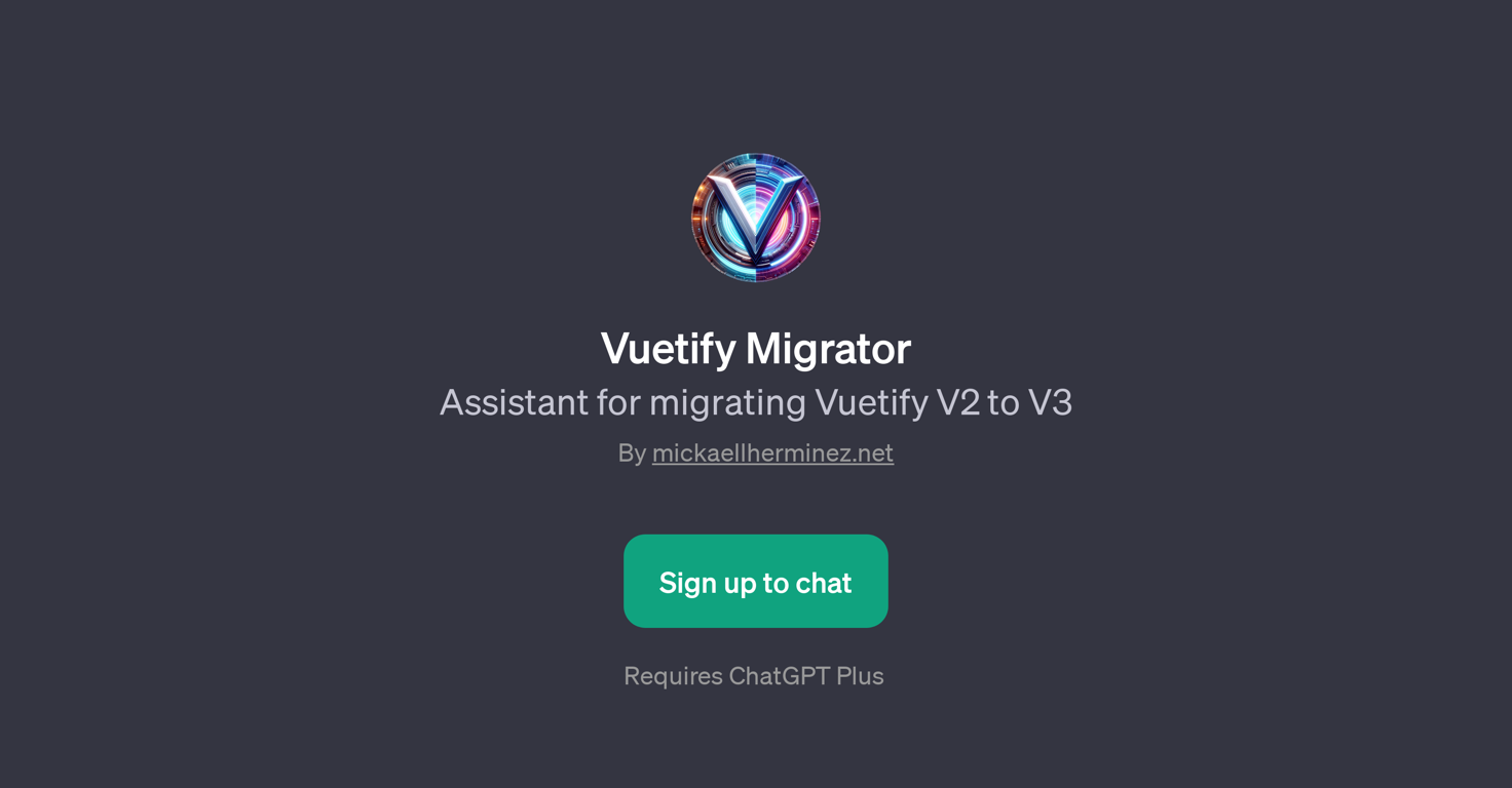 Vuetify Migrator website