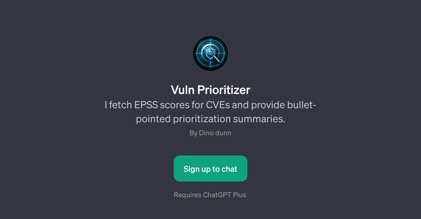 Vuln Prioritizer website