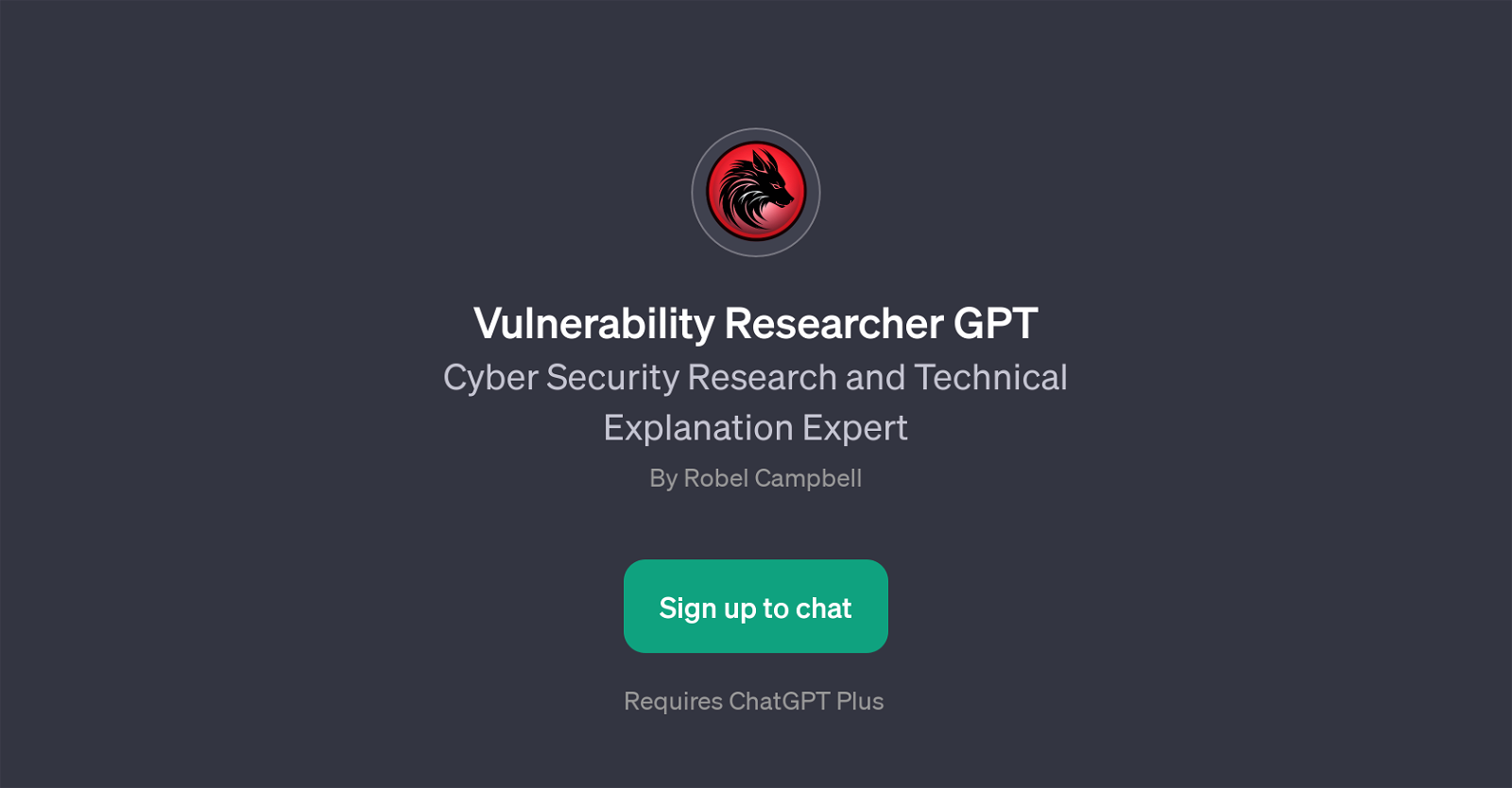 Vulnerability Researcher GPT website