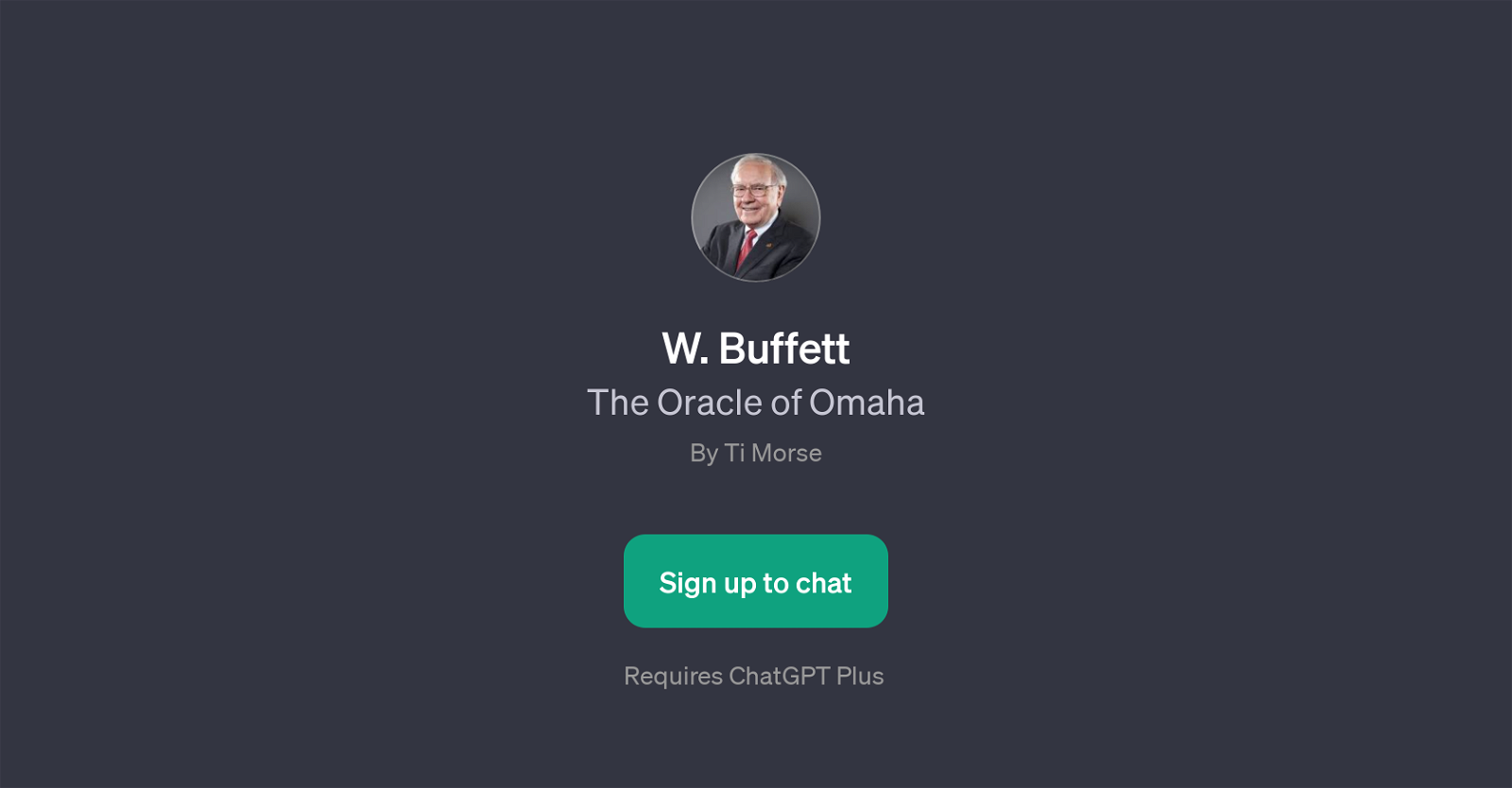 W. Buffett website