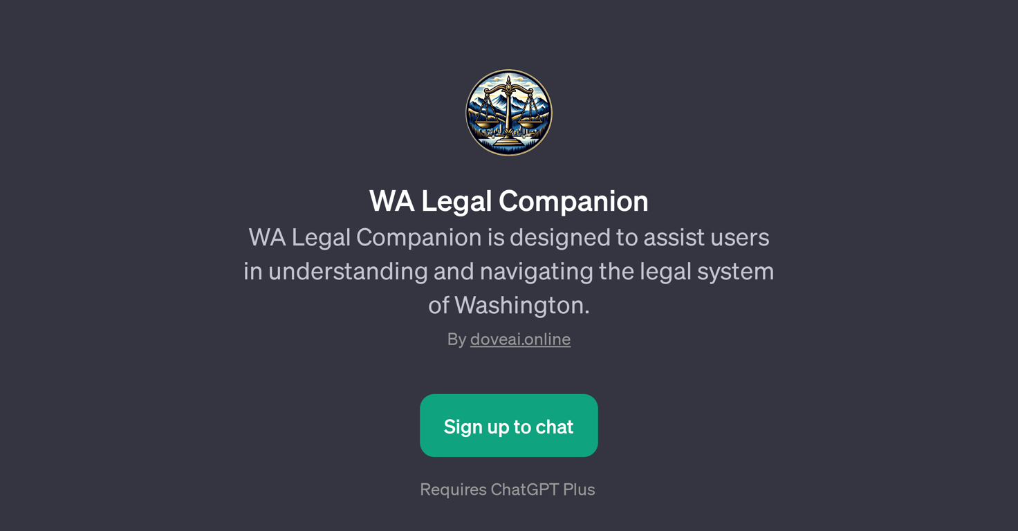 WA Legal Companion website