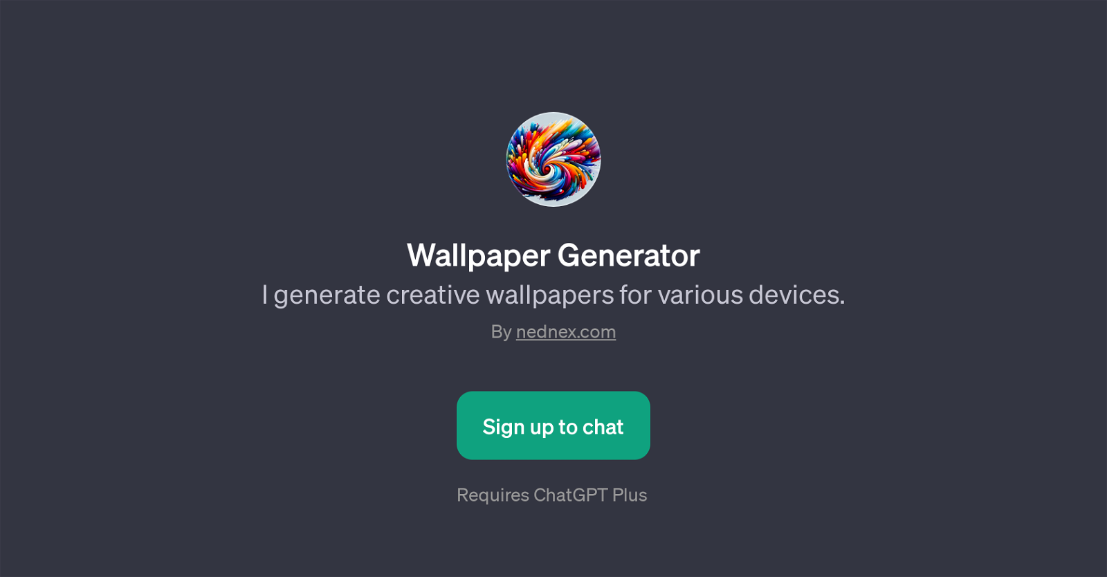 Wallpaper Generator website