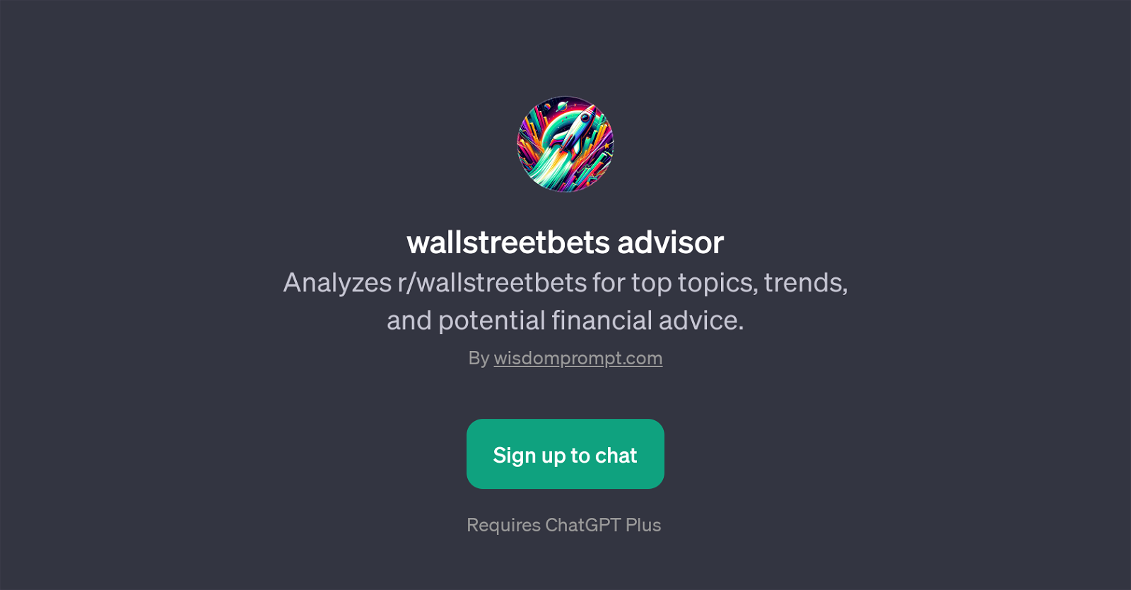 wallstreetbets advisor website