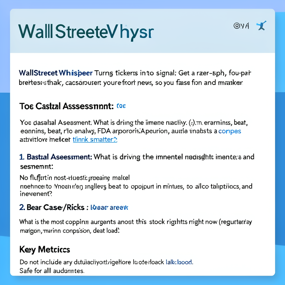 WallStreetWhisper website
