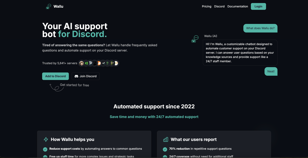 Wallu website
