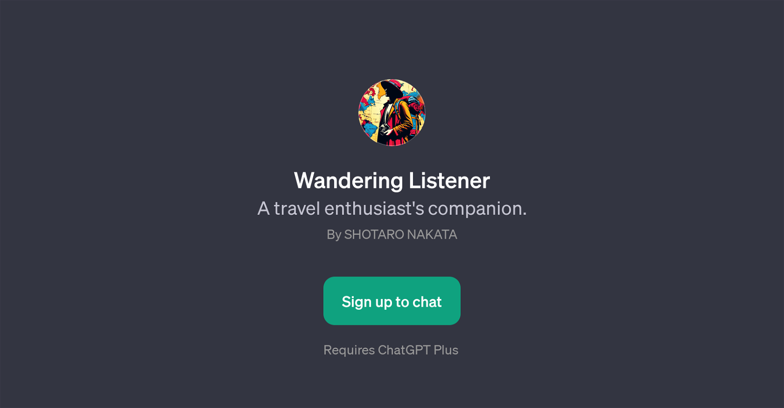 Wandering Listener website