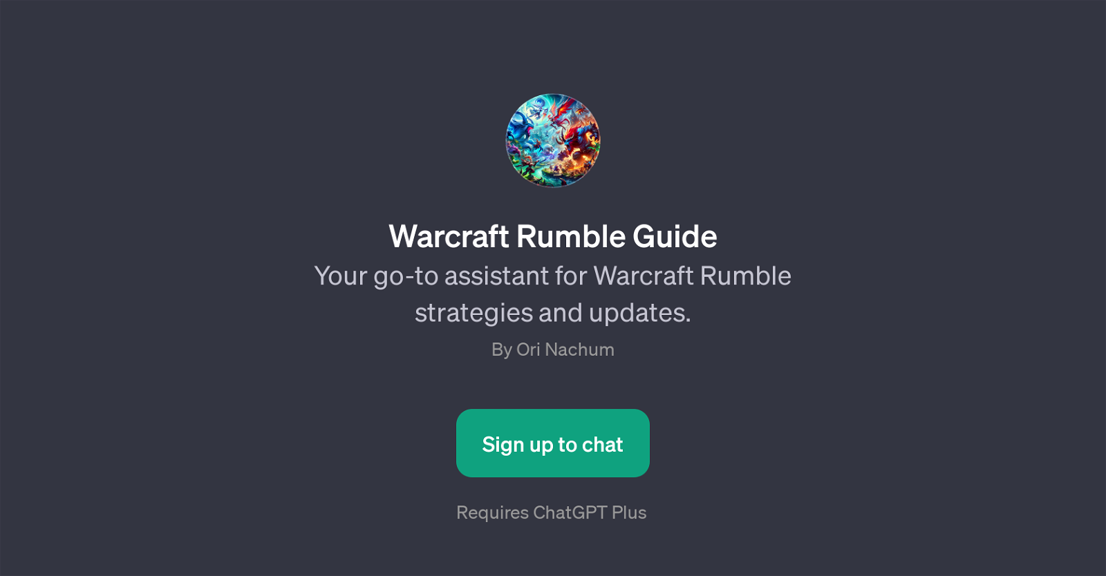 Warcraft Rumble Guide website