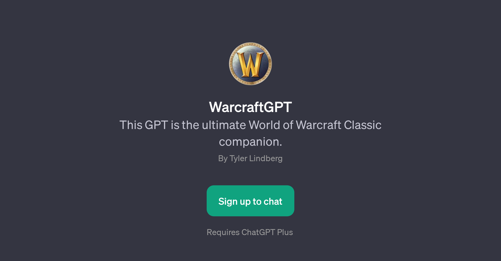 WarcraftGPT website