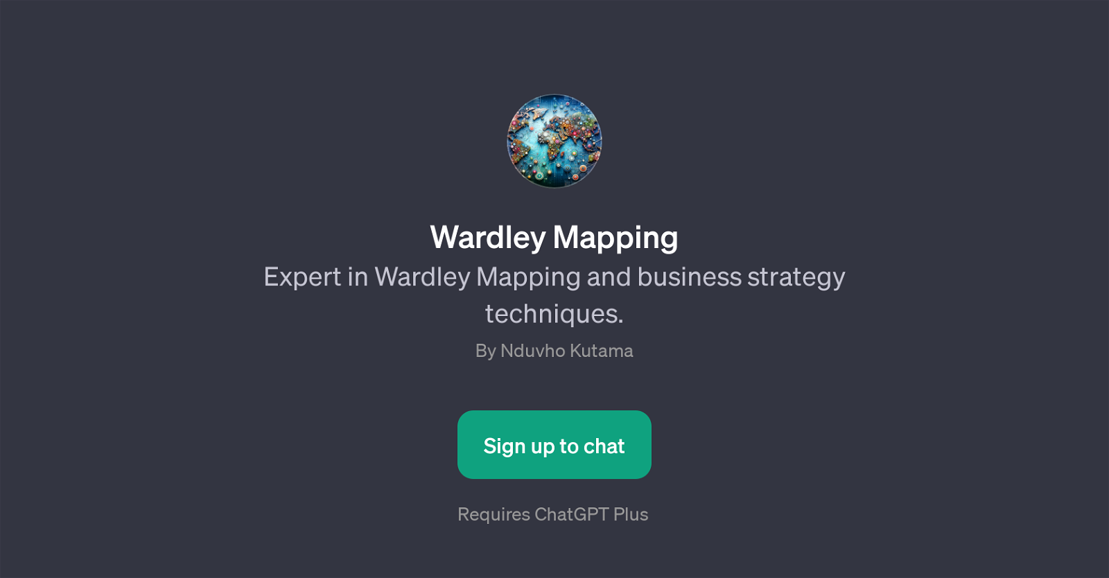 Wardley Mapping website
