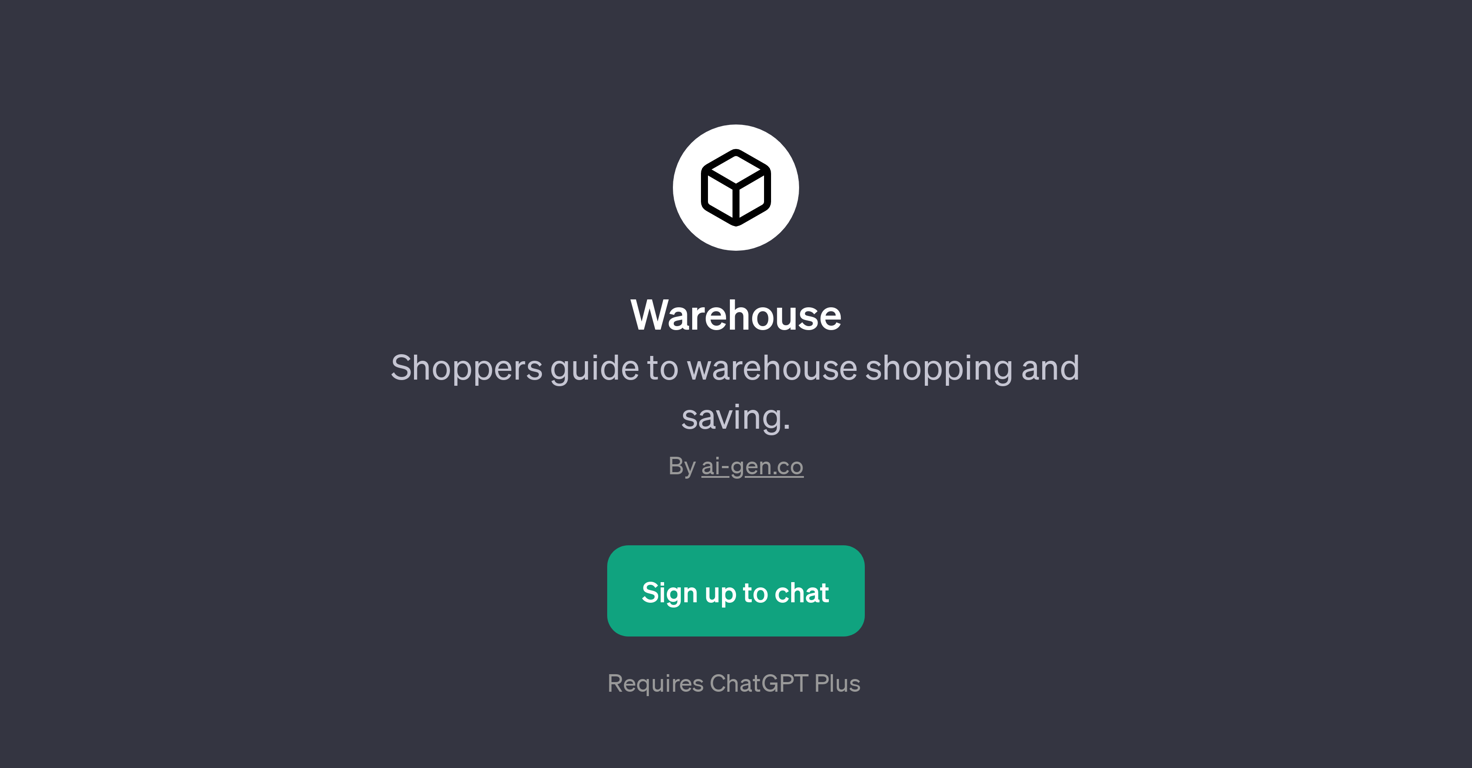 Warehouse website