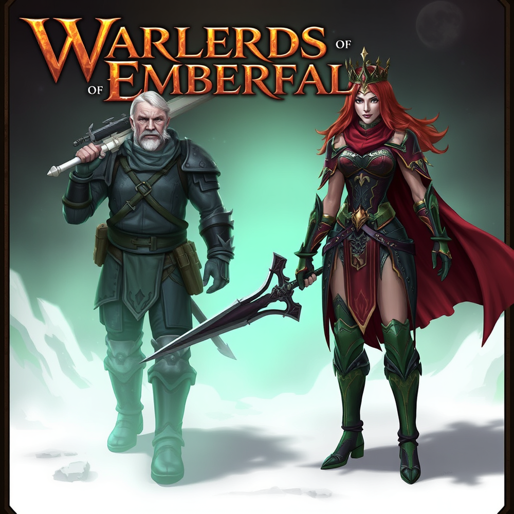 Warlords of Emberfall Genre: Fantasy RTS / RPG Hybrid illustration website