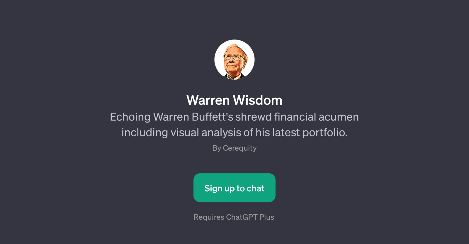 Warren Wisdom website