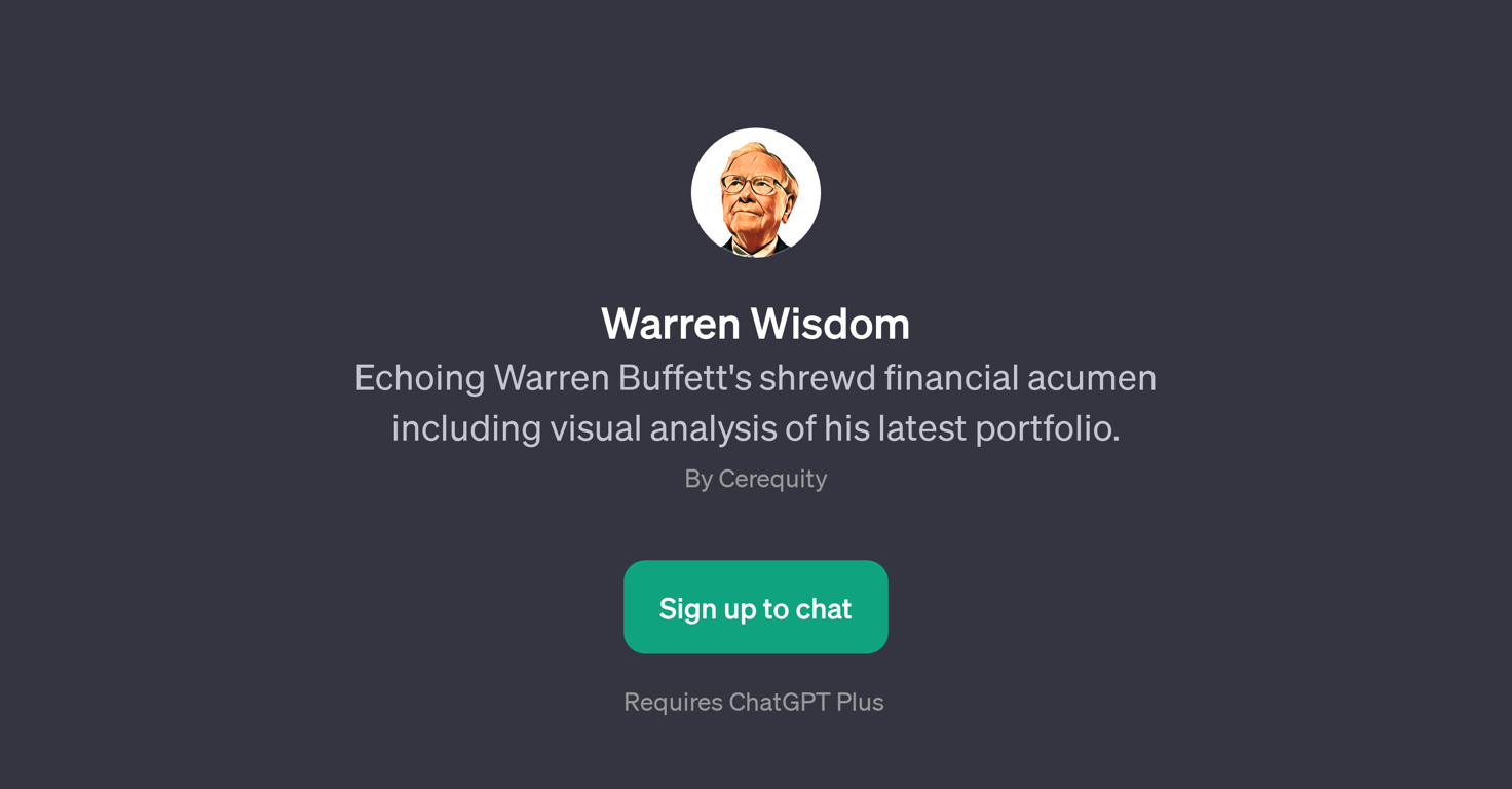 Warren Wisdom website